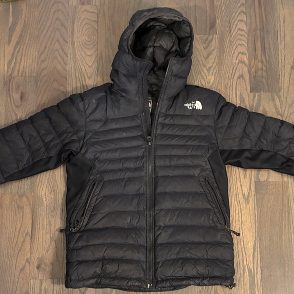 The North Face Men's Black Steep Series Hooded Puffer Jacket, Size Medium - Picture 7 of 9